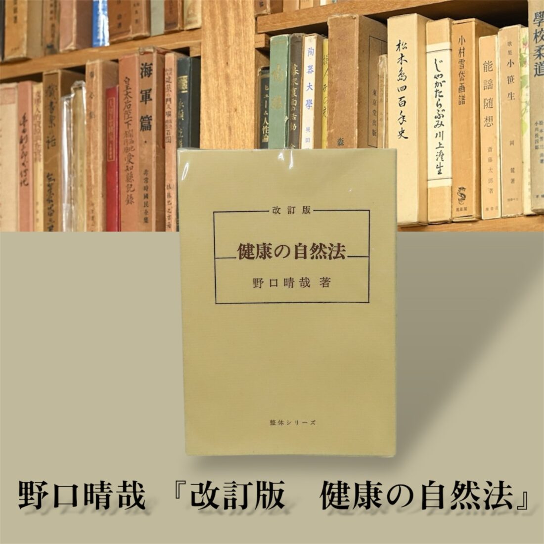 【買取コラム】野口晴哉 書籍買取/古書と古美術こもれび
